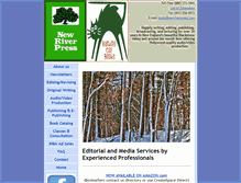 Tablet Screenshot of newriverpress.com